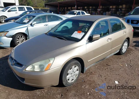 2004 Honda Accord 2.4 Lx from USA, damaged, VIN 1HGCM563X4A114573